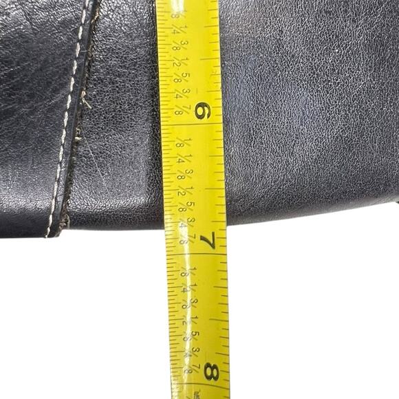 Bed Stu Women’s Statute Black Leather Buckle Riding Boot Size US 6.5 - Picture 11 of 13